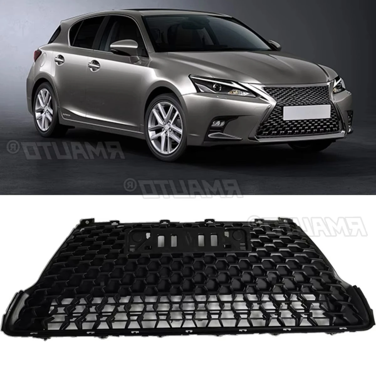 

Для Lexus CT200H 2018, решетка бампера автомобиля, декоративные полоски, гоночная решетка, комплект кузова, решетка переднего бампера, внешняя часть