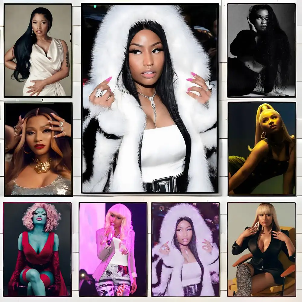 n-Nicki m-Minaj Rap_Verbal Poster Wall Art Print Poster Decorative Mural Home Decor Gift Unframed