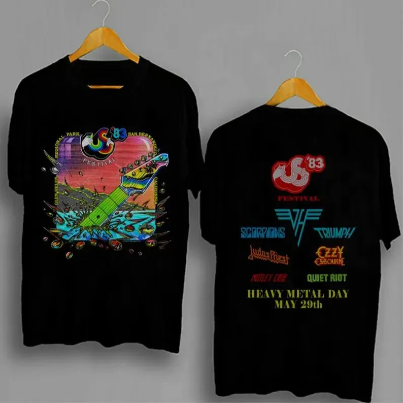 US Festival 1983 T-Shirt: Glen Helen Park, California - Unisex Cotton Tee