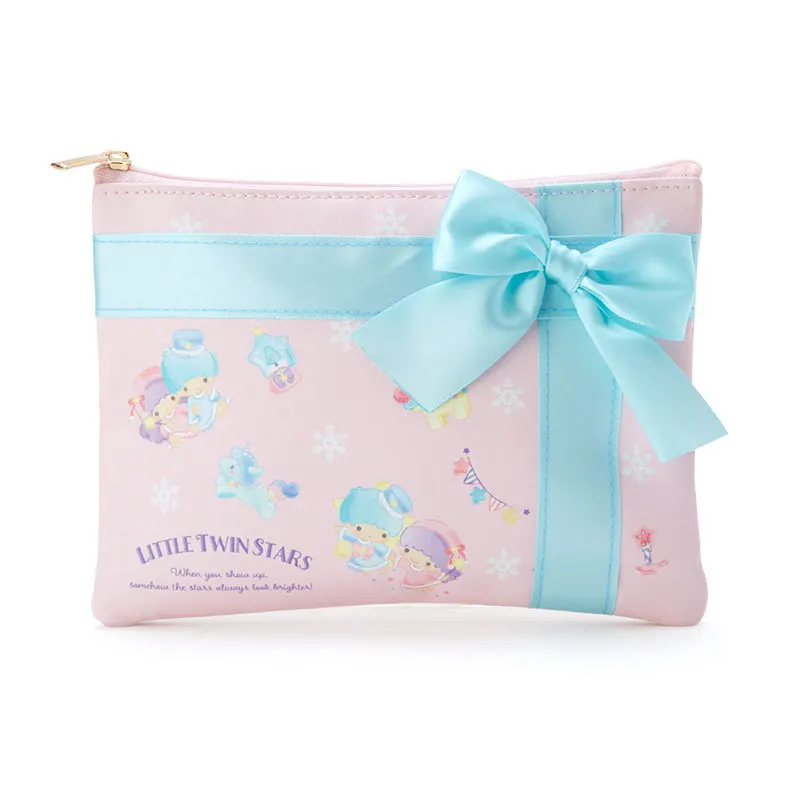 Kawaii Sanrio Cinnamoroll Mini borse per cosmetici Cartoon My Melody Little Twin Stars astuccio per matite borsa per chiavi in pelle PU