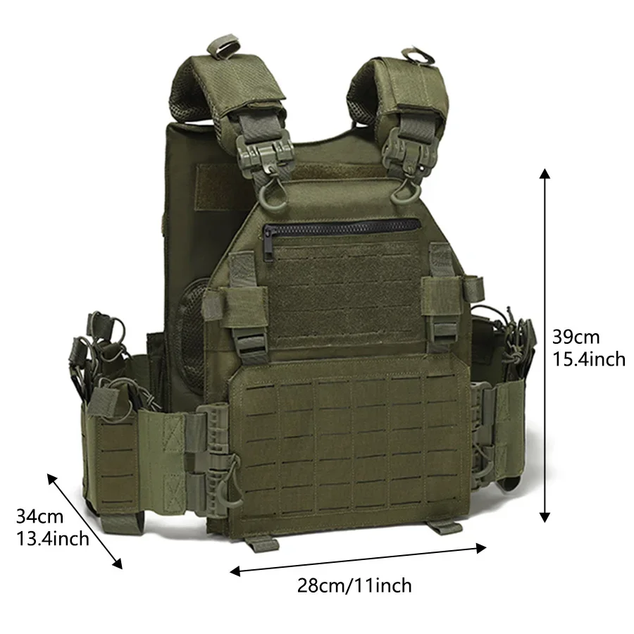 Outdoor training vest multi-functional MOLLE expansion convenient quick release vest waterproof and wear-resistant