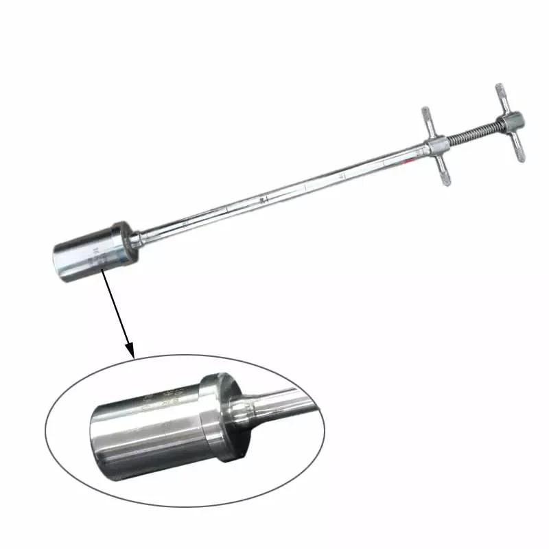 2025/Cup Type Liquid Sampler Depth-Setting Water Quality Sampler Press Type Sampling Stainless Steel Oil Sampler