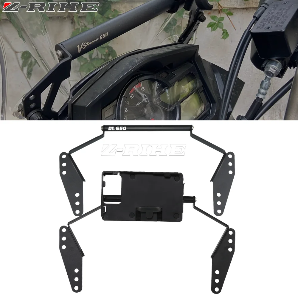 2022 2023 For SUZUKI DL650 Vstrom 650 XT 650XT V-strom Vstrom DL 650 Motorcycle Phone Holder Stand GPS Navigation Plate Bracket