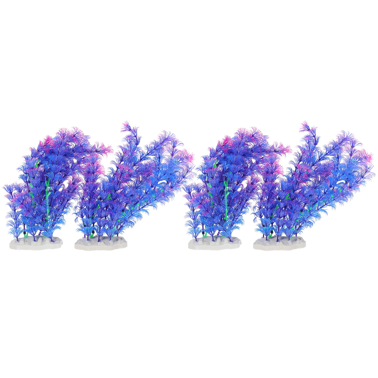 

4Pcs Simulation Aquarium Plants Artificial Aquatic Plant Fake Fish Tank Decoration Lifelike Plastic Aquarium Ornament Landscape