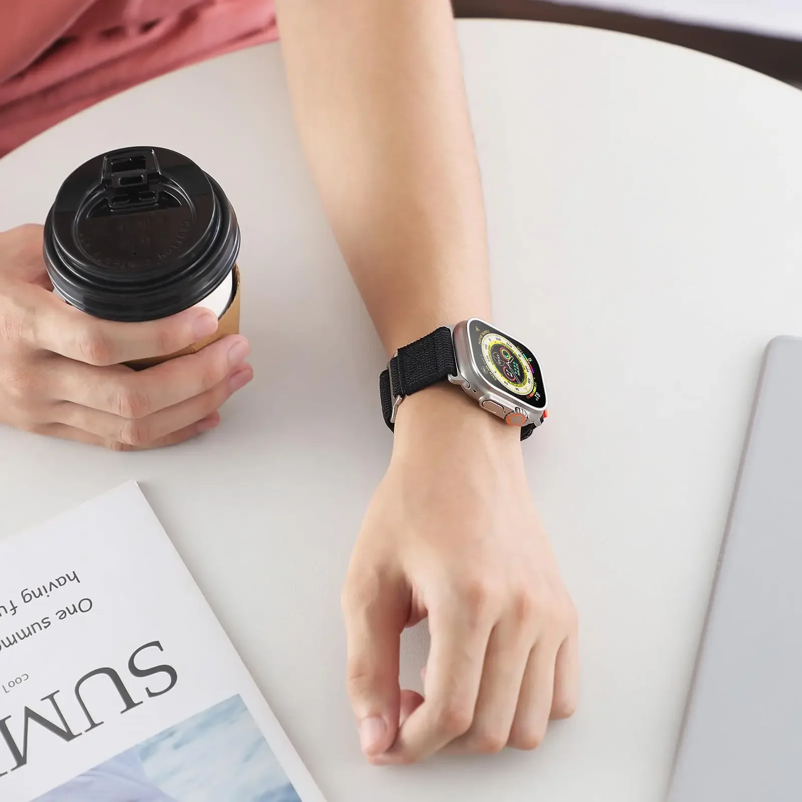 حلقة تريل لساعة أبل 49 مللي متر 44 مللي متر 40 مللي متر 45 مللي متر 41 مللي متر 42 مللي متر 38 كوريا سوار IWatch Series 7 6 Se 8 9 10 46 مللي متر Ultra 2 Band #4