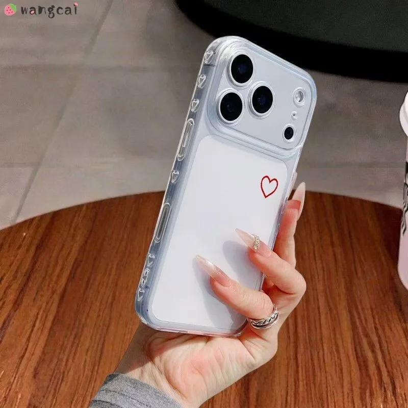 Funda para Teléfono Vivo Y600 Y500 Y500i Y500S Y300 Y300T Y200 GT Pro Plus Y200i Y200T Y100T Y100i, Diseño Simple con Líneas y Corazón