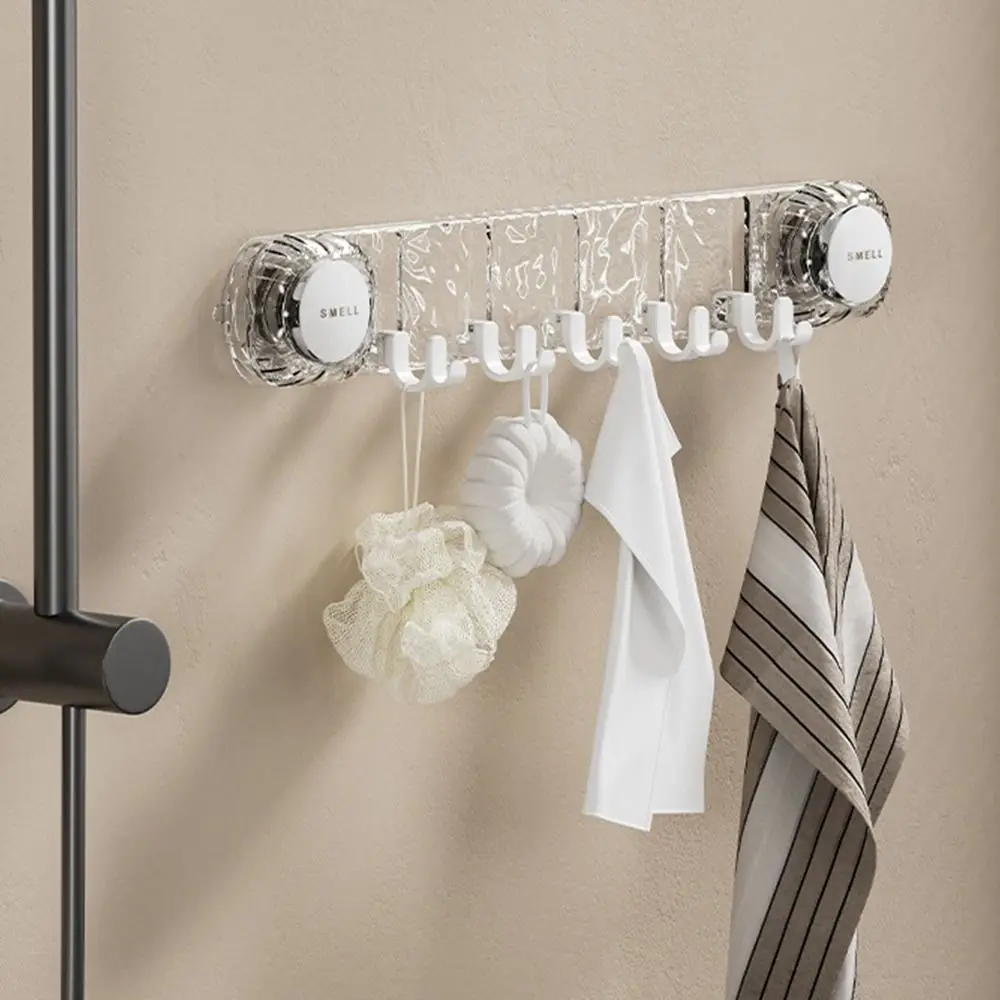 Fashion Strong Vacuum Cup Hook Towel Rack Traceless Robe Coat Hangers Multi-Purpose Wall Mounted Hooks