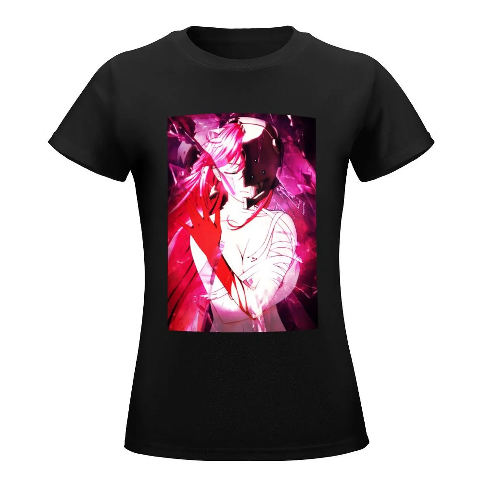 Lucy Kaede Elfen Lied T-Shirt funny sweat cute tops funnys Women clothing