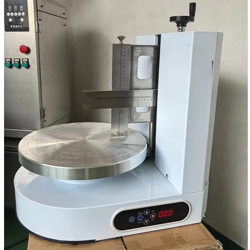 Automatic Commercial Cake Plaster Cream Coating Filling Frosting Making Layer Cake Frosting Decoration Machine
