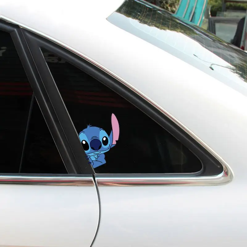 

DisneyAnime PeripheralsLilo & StitchCartoon Stitch Car StickersAnki, Window Glass Scratches, Decorative Stickers,Car Accessories