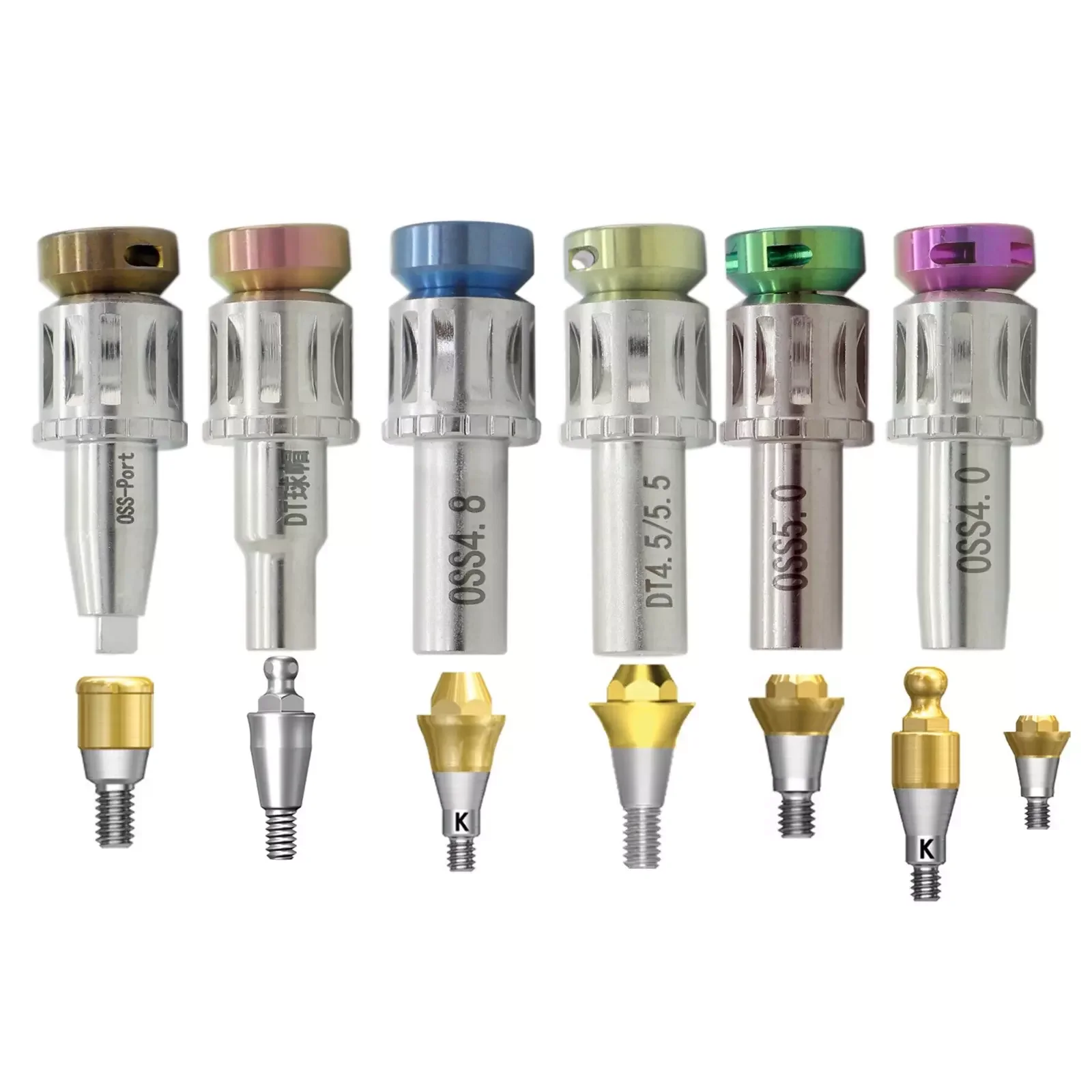 Dental Straight Multi-Unit Torque Wrench Ratchet Abutment Driver Locator Dentium Port