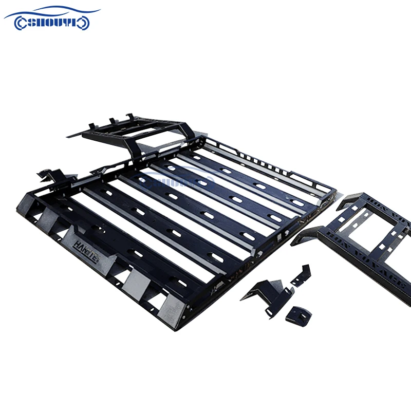 Customized Universal Offroad Suv Sedan Van Steel Pad Flat Bike Used Iron Aluminum 4x4 Hard Top Luggage Brackets Car Roof Racks
