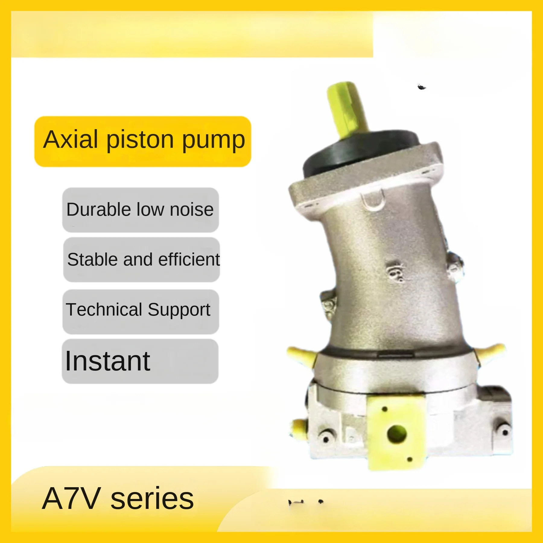 

Low noise and stable performance, inclined shaft axial piston pump