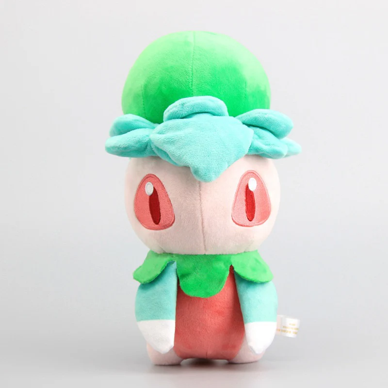 30cm Anime Pokemon Fomantis Plush Toys Soft Stuffed Cartoon Animals Doll Gifts For Children