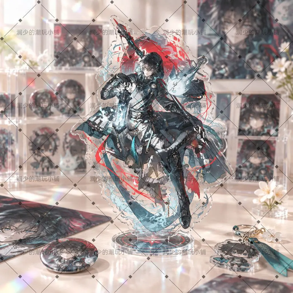 Anime Genshin Impact Aino Acrylic Double-Sided Stand Figure Model Plate Cosplay Props Collection Desktop Decor Gifts RS