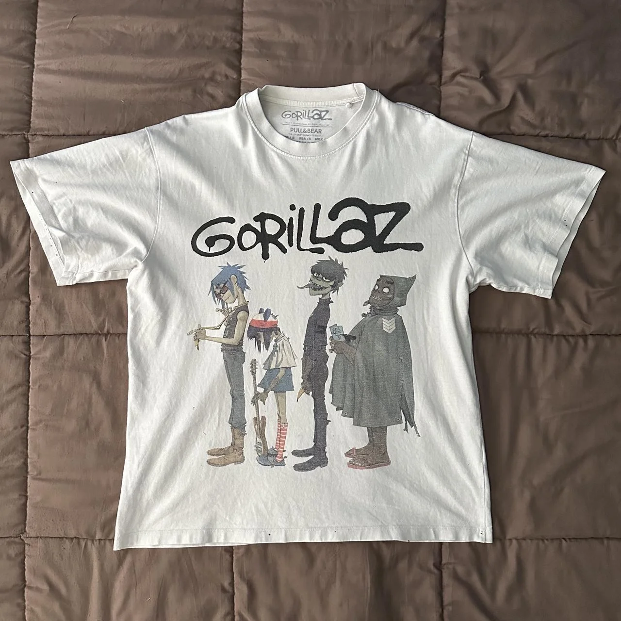Music Band Gorillazs Punk Rock Print T Shirt 90s Casual Fashion Short Sleeve Plus Size T Shirt Unisex