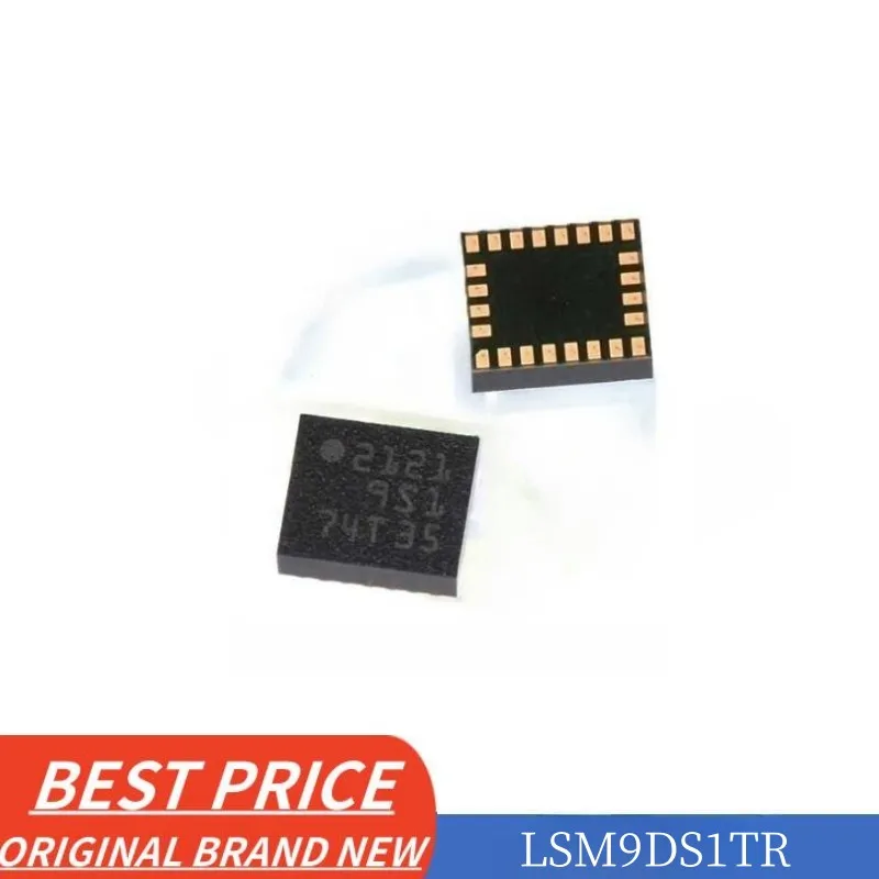 

New Original Authentic LSM9DS1TR code: 9S1 LSM9DS1 LGA-24 iNEMO inertial module:3D accelerometer 3D gyroscope3D magnetometer