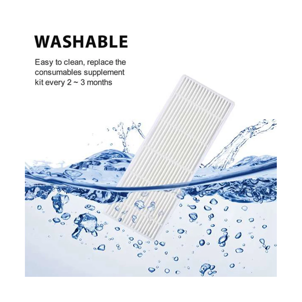 فلتر Hepa للمكنسة الكهربائية الروبوتية ، CEN550 ، A4 ، A4S ، A40