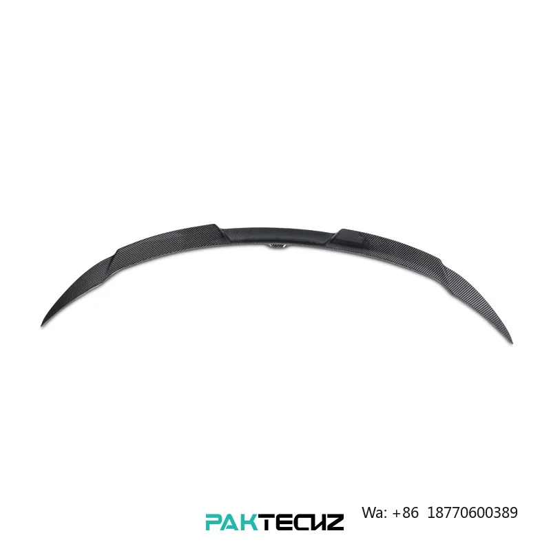 

Paktechz Dry Carbon Fiber Parts Trunk Spoiler Rear Wing for Tesla Model Y