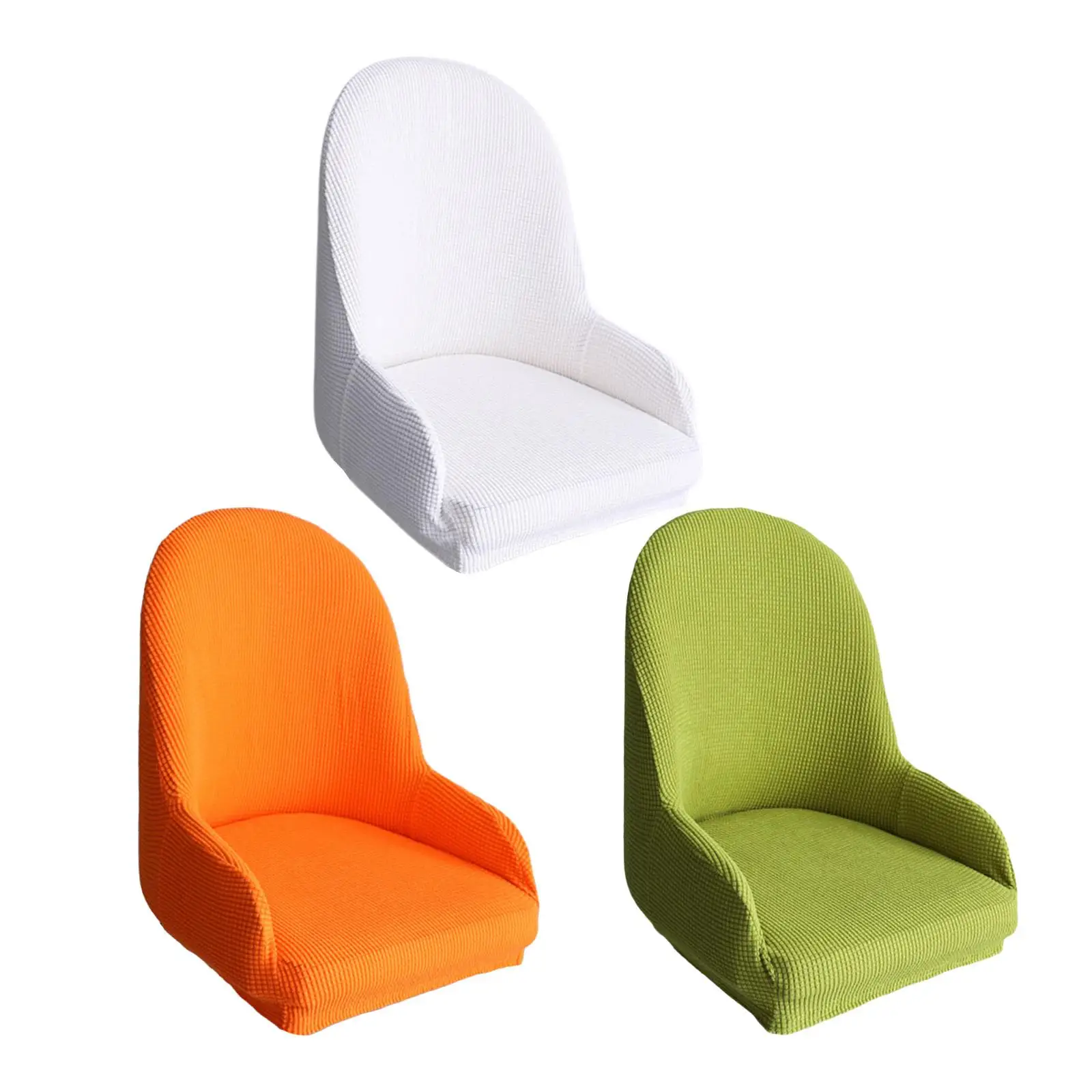 Elastic Wingback Chair Cover Counter Chair Cover for Ceremony Dorm Apartment