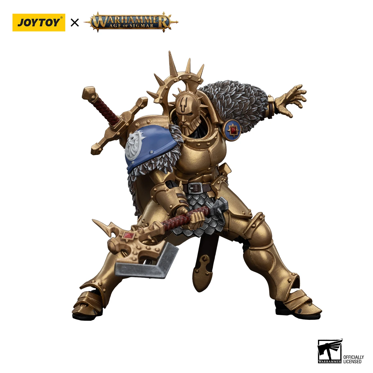 

JOYTOY Warhammer 40k 1/18 Фигурка Stormcast Eternals The Blacktalons Hendrick, The Silver Wolf Аниме Модель Игрушки Подарок