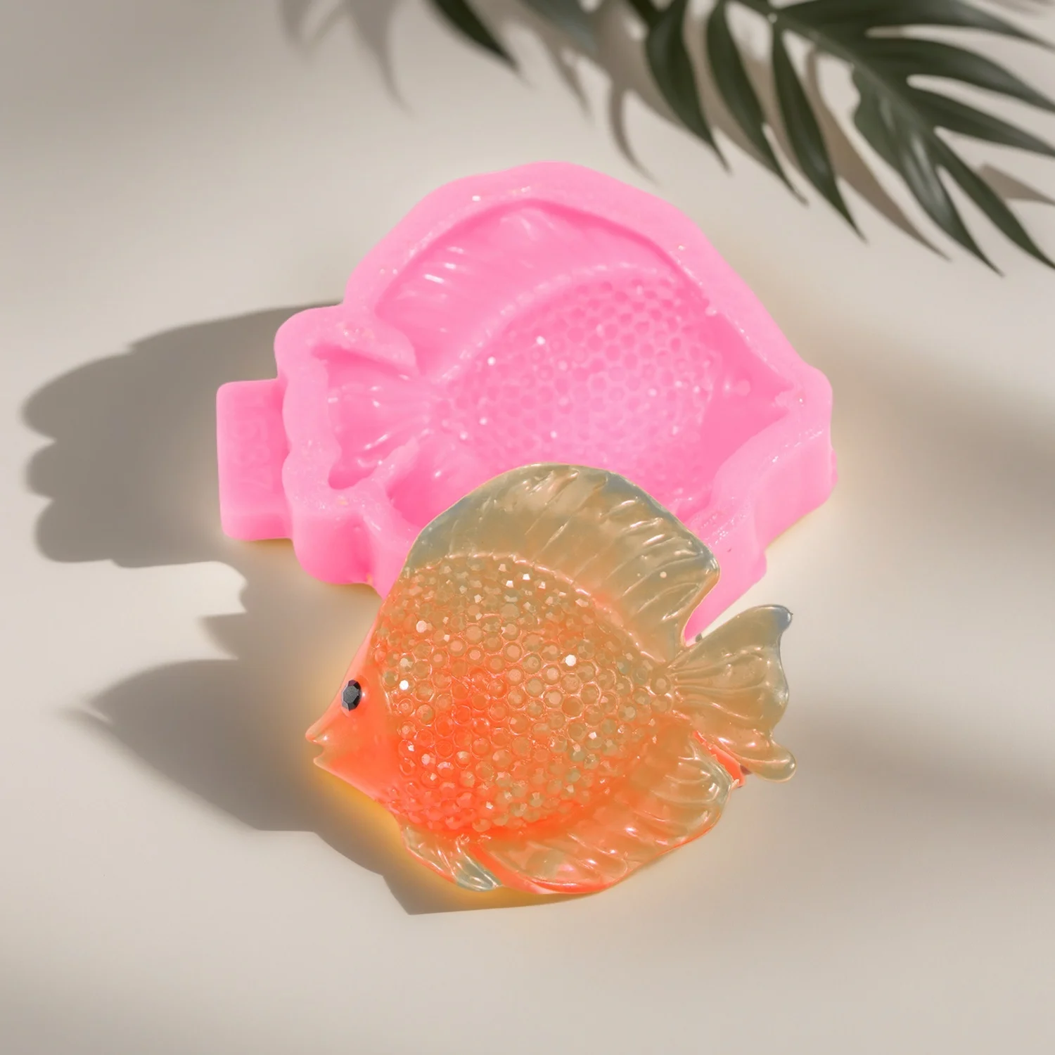 Octopus Molds Cupcakes Cake Fondant Soft Silicone Goldfish Molds Used In Resin Casting Jewellery Pendant