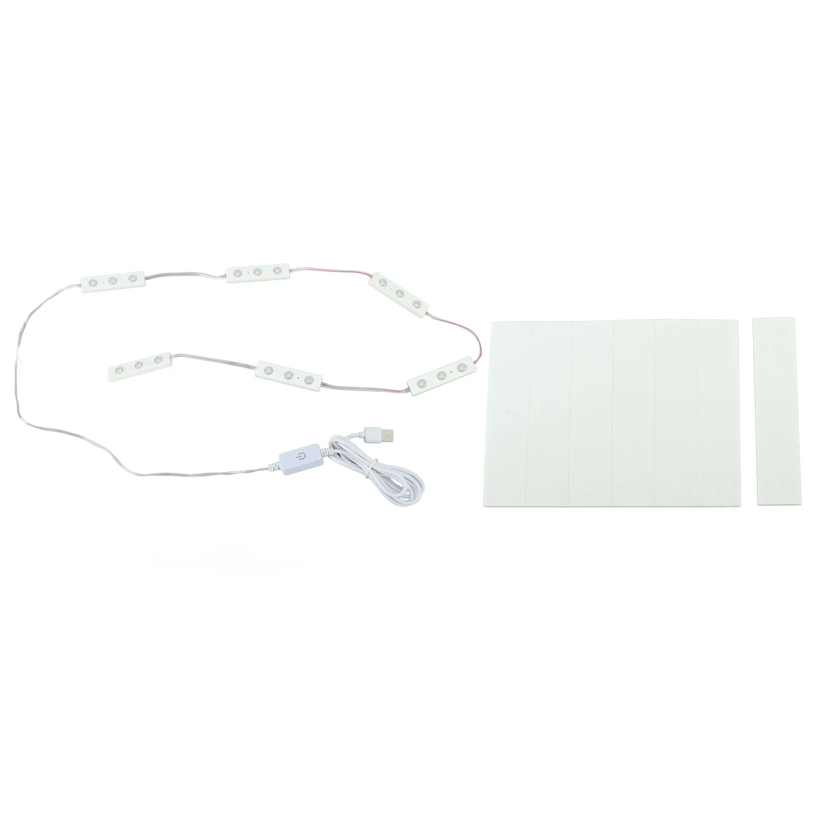 

Светодиодная лента для зеркала для макияжа, регулируемая яркая, простая установка, приятная для глаз сенсорная светодиодная лента, 6 рядов, 18 ламп для работы