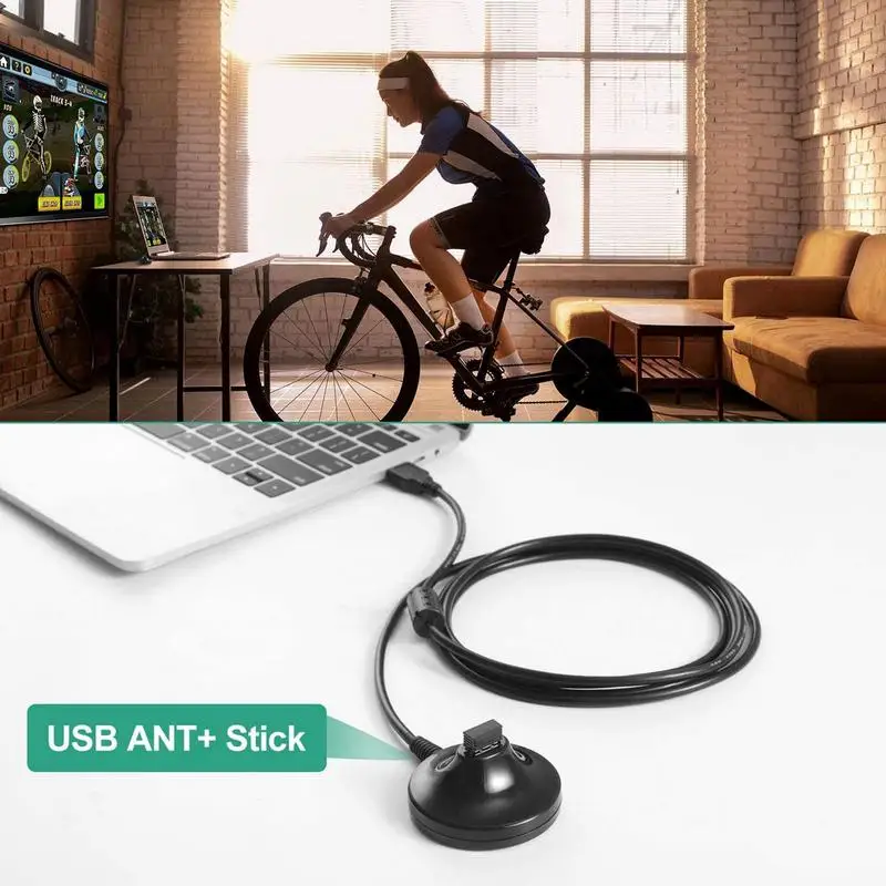 Mier Usb Zender Ontvanger Set Mier Stick Met Usb Verlengkabel Indoor Cycling Data Zender Rijplatform Ontvanger