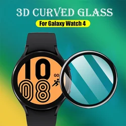 3D Curved Screen Protector Film for Samsung Galaxy Watch 4 40mm 44mm HD Clear Tempered Glass Protective Film for Watch4