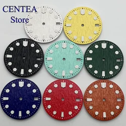 RICHUS 28.5mm black blue green white red orange sterile watch dial luminous fit NH34 NH35 movement fit 3/3.8/4.2 o'clock crown ﻿