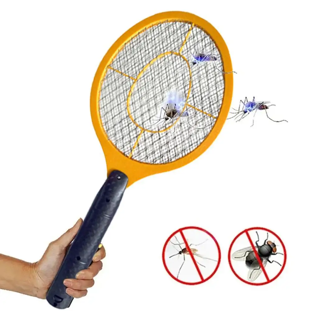 

1 pcs Handheld Portable Electric Fly Swatter Zapper Rechargeable Insect Killer Bat For Mosquitoes And Pest Control In Bedroom