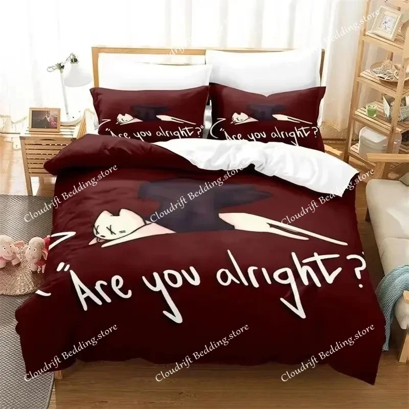 Wilbur Soot Are You Alright Technoblade Lovejoy Bedding Set Boys Girls Twin Queen King Size Duvet Cover Pillowcase Bed Adult