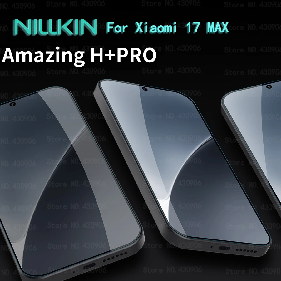 

NILLKIN For Xiaomi 17 Max Tempered Glass Screen Protector Amazing H+PRO High Quality Transparent Glass Film 2.5D 9H