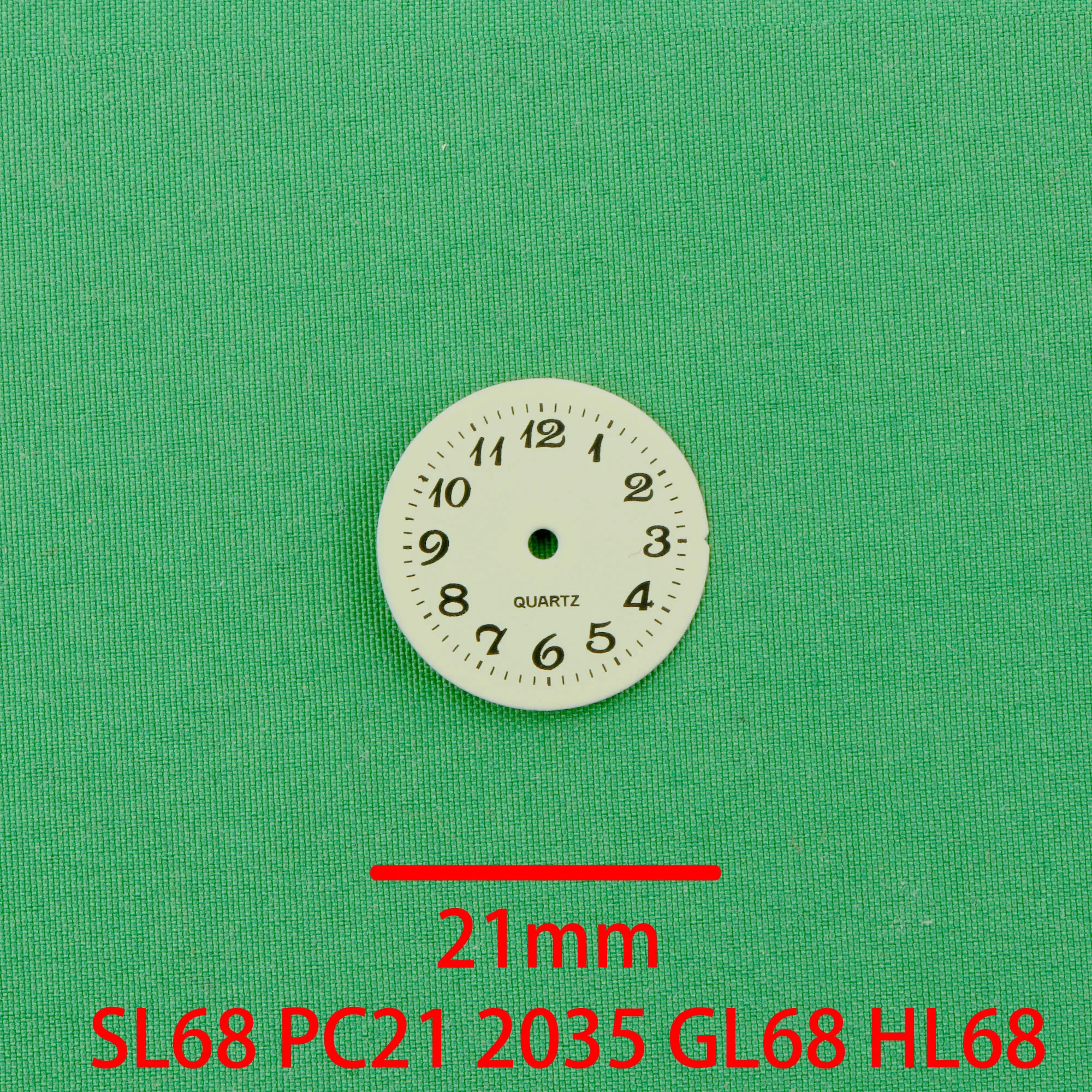 watch dial 21mm dial 2035 movement dial sl68 movement dial pc21 movement dial pc20 movement dial 2035 dial SL68 dial yellow dial