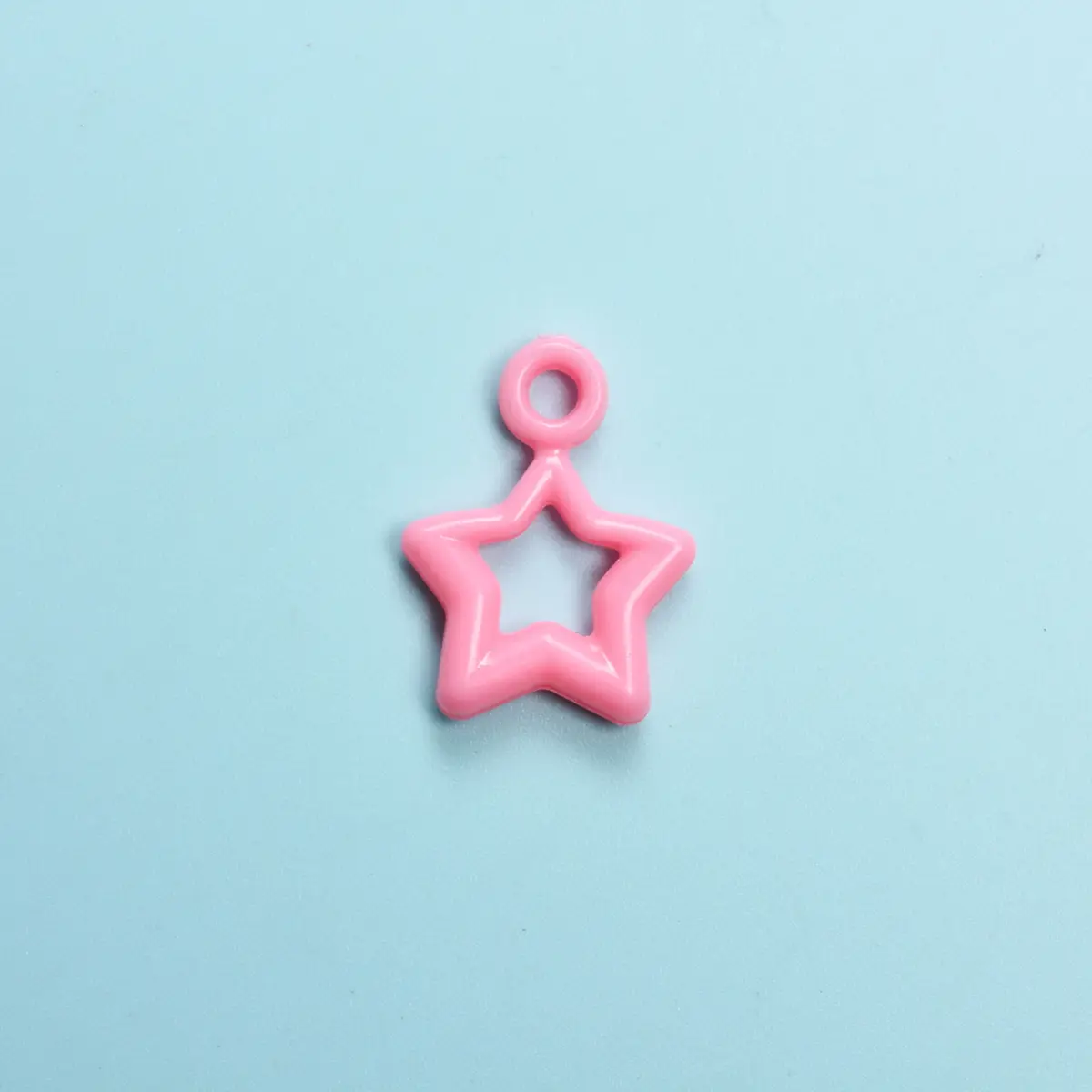 11-21mm 50pcs Multicolor Acrylic Flower Fruit Star Pendant Heart Beads DIY Bracelet Earrings For Kids Jewelry Making Handmade