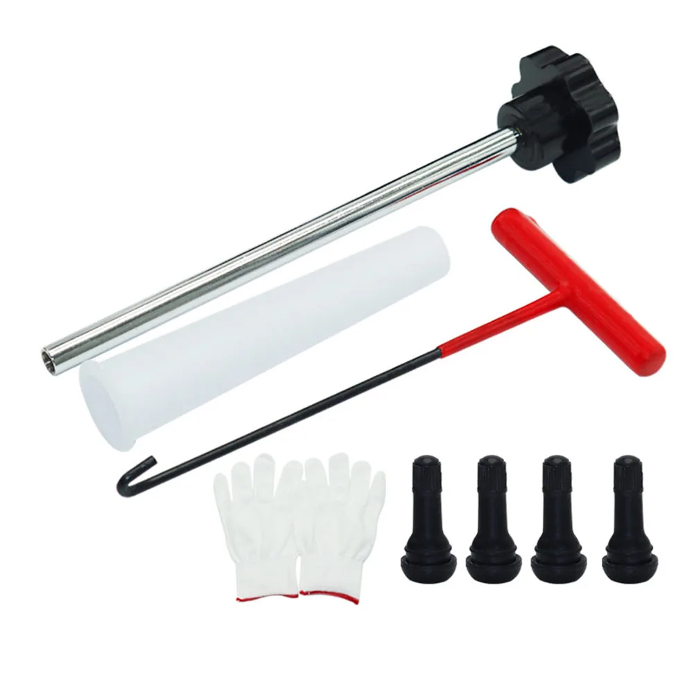 

For Quick Tire Changes Valve Change Tool Kit Valve Installation Tools Comprehensive Tool Set Effective Valve Change Solution