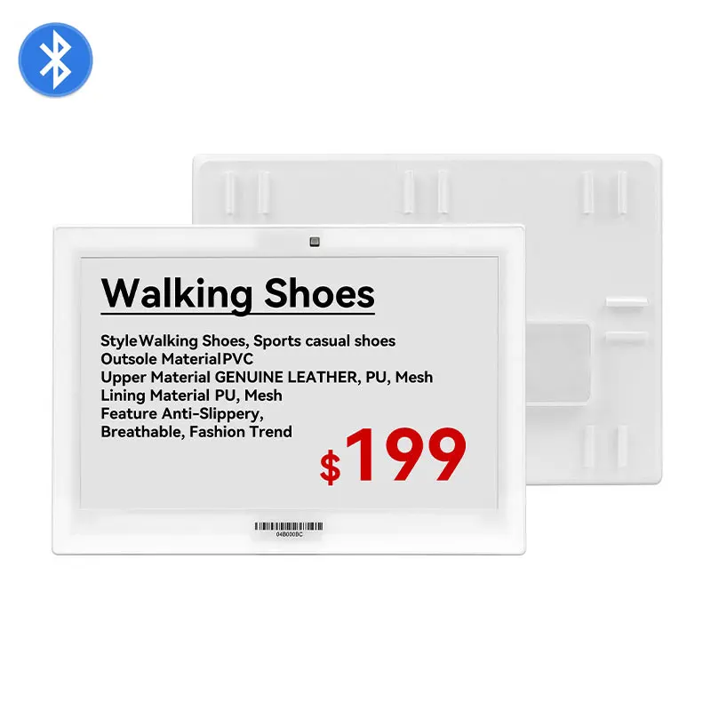 Bluetooth Version Electronic Shelf Label Waterproof Supermarket Eink Price Tag Display Screen E-paper System