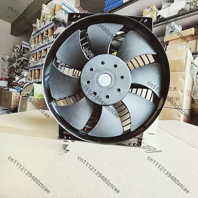 10インチダブルベアリングラジエーター冷却ファン12v-24vユニバーサルトラック掘削機コンデンサー熱放散改造部品