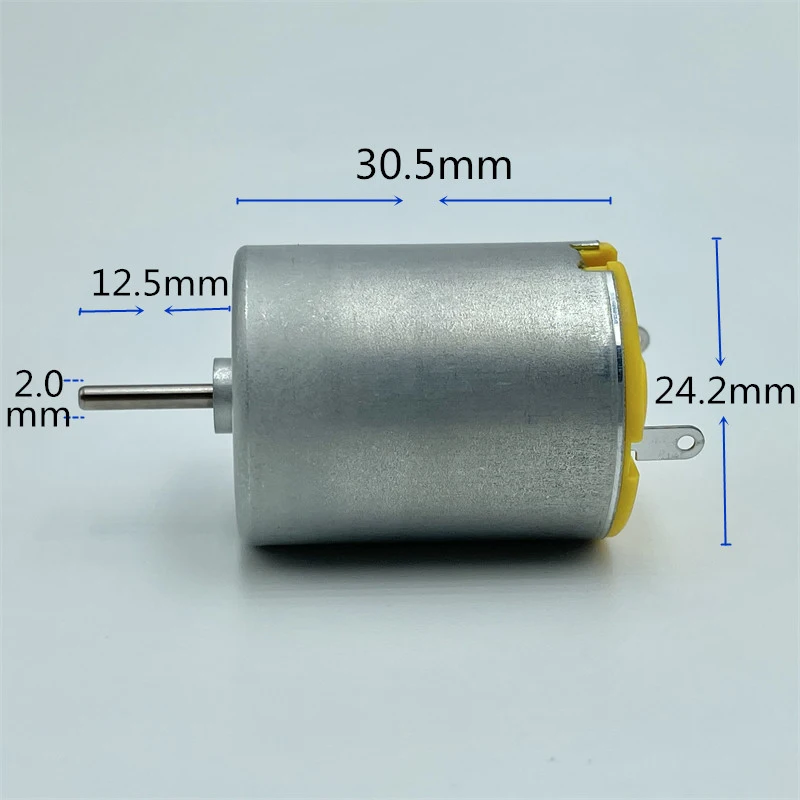 Micro DC Motors 280 Motor RC-280SA-20120 DC 6V-12V 15600RPM High Speed Carbon Brush Electric Motor Machinery Tool Hobby Toy Car