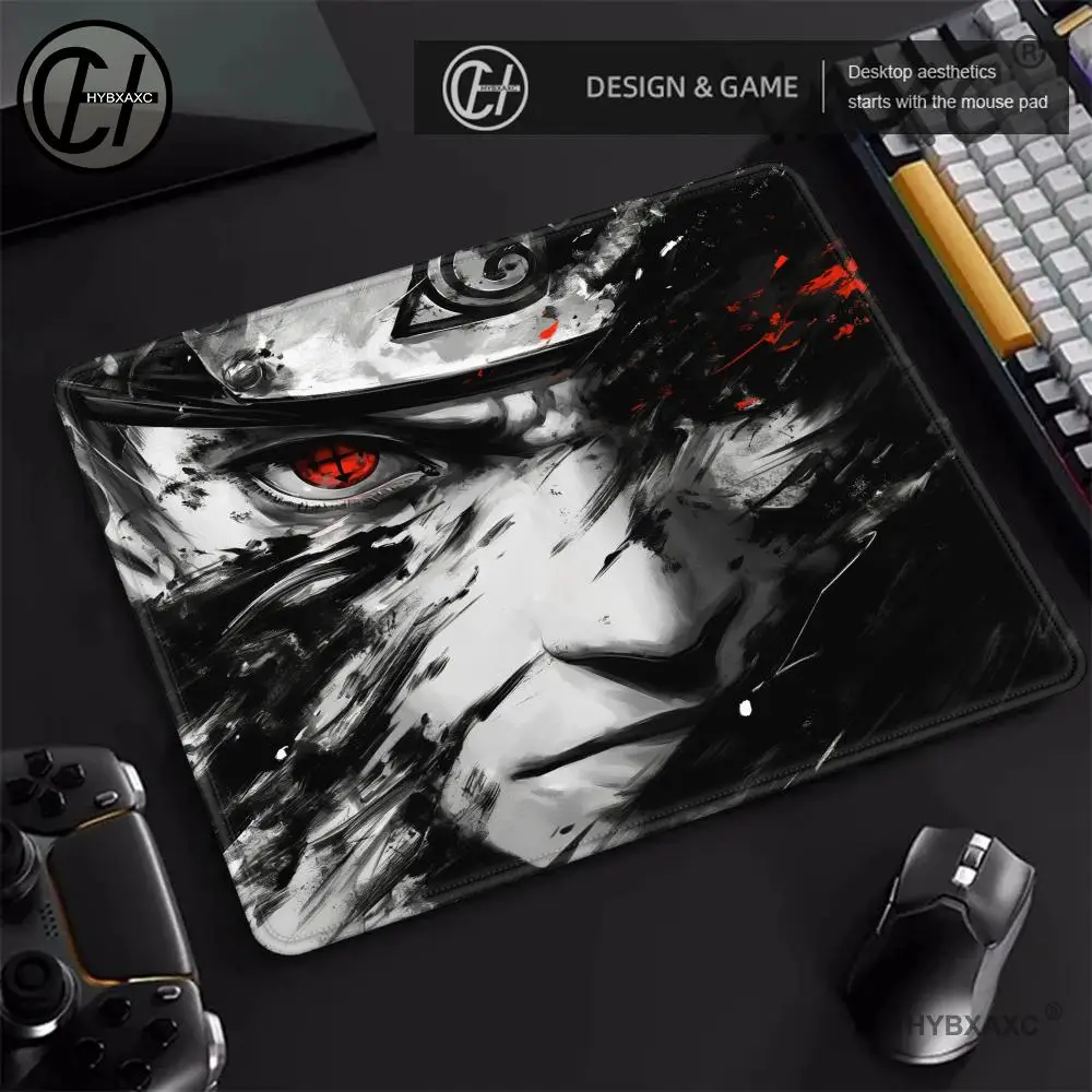 N-Naruto Jiraiya Uchiha Sasuke Gaming Mouse Pad XS Small Mousepad For PC Gamer Desktop Decoration Office Mouse Mat Deskmat Rug