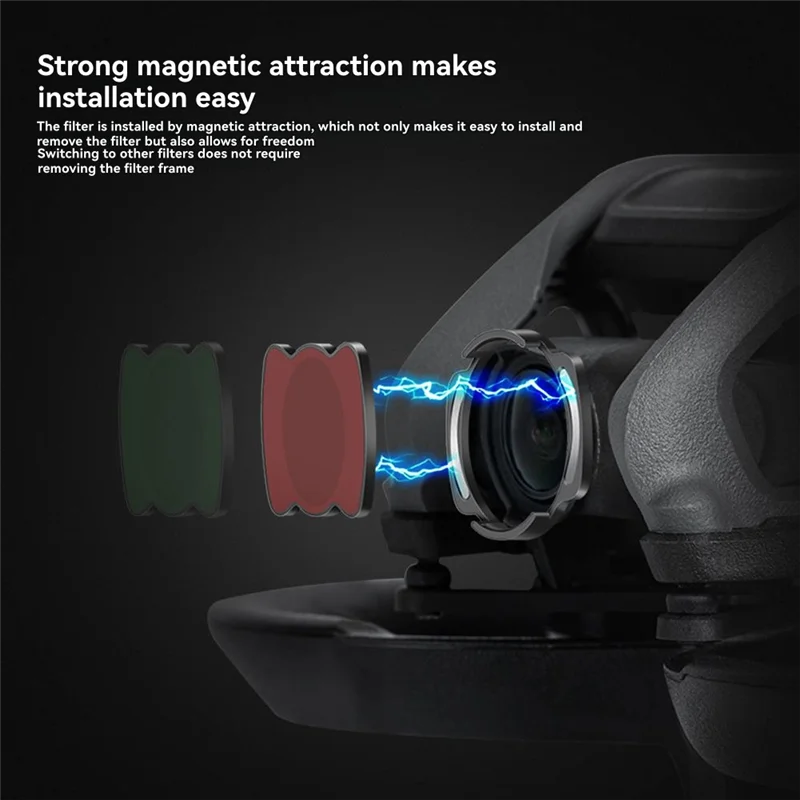

【Buy It-Now!】Adjustable Gimbal Filter For DJI Avata Magnetic ND Filter Kit 8/16/32/64 Drone Accessories