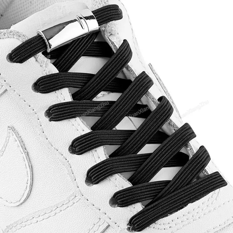 

Elastic Laces Sneakers No Tie Shoe laces Magnetic Lock Shoelaces without ties Kids Adult Flat Shoelace One Size fits All Shoes