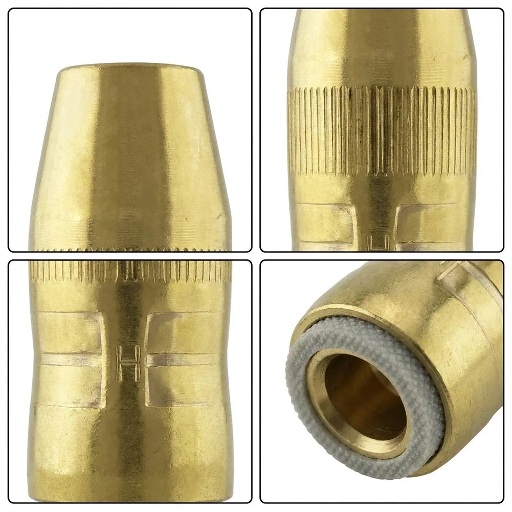 5 piece For Bernard NS1218B welding nozzles for slim for centerfire recessed brass 12 inch 18 inch tips compatible with gas