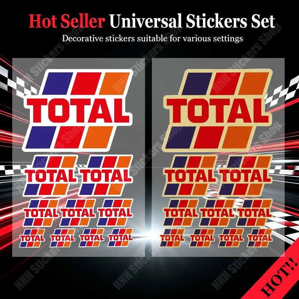 T-A-T-A-L New Universal Car Motorcycle Helmet Tail Box Modified Stickers Computer Suitcase Phone Ipad Case Stickers Decor