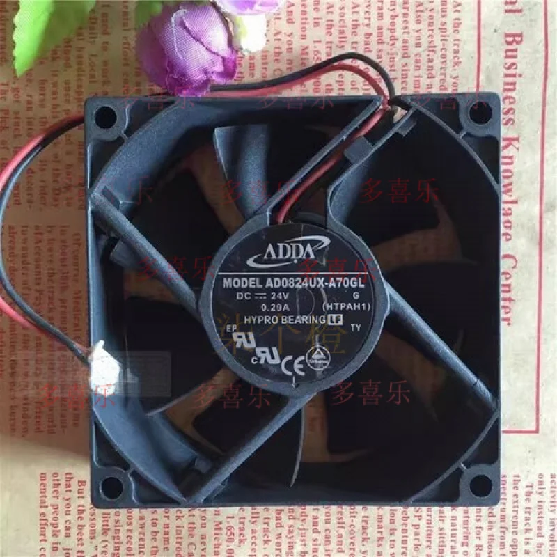 

EE for ADDA AD0824UX-A70GL 8025 DC24V 0.29A 8CM 2-Pin Inverter Cooling Fan