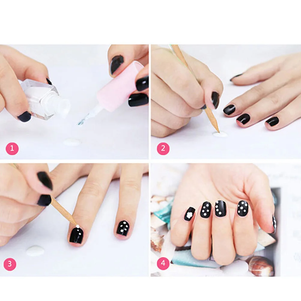 

200Pcs Nail Art Wood Sticks Double Ended Orange Wood Cuticle Pusher Pedicure Manicure Nail Beauty Drill Rods