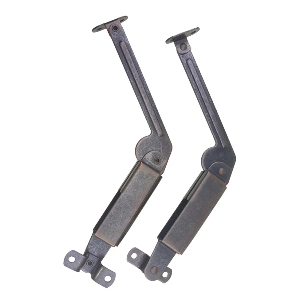 

2pcs Spring Long Arm Practical Safety Spring Support for Cabinet Wood Box ( Copper, 2pcs/Pack)