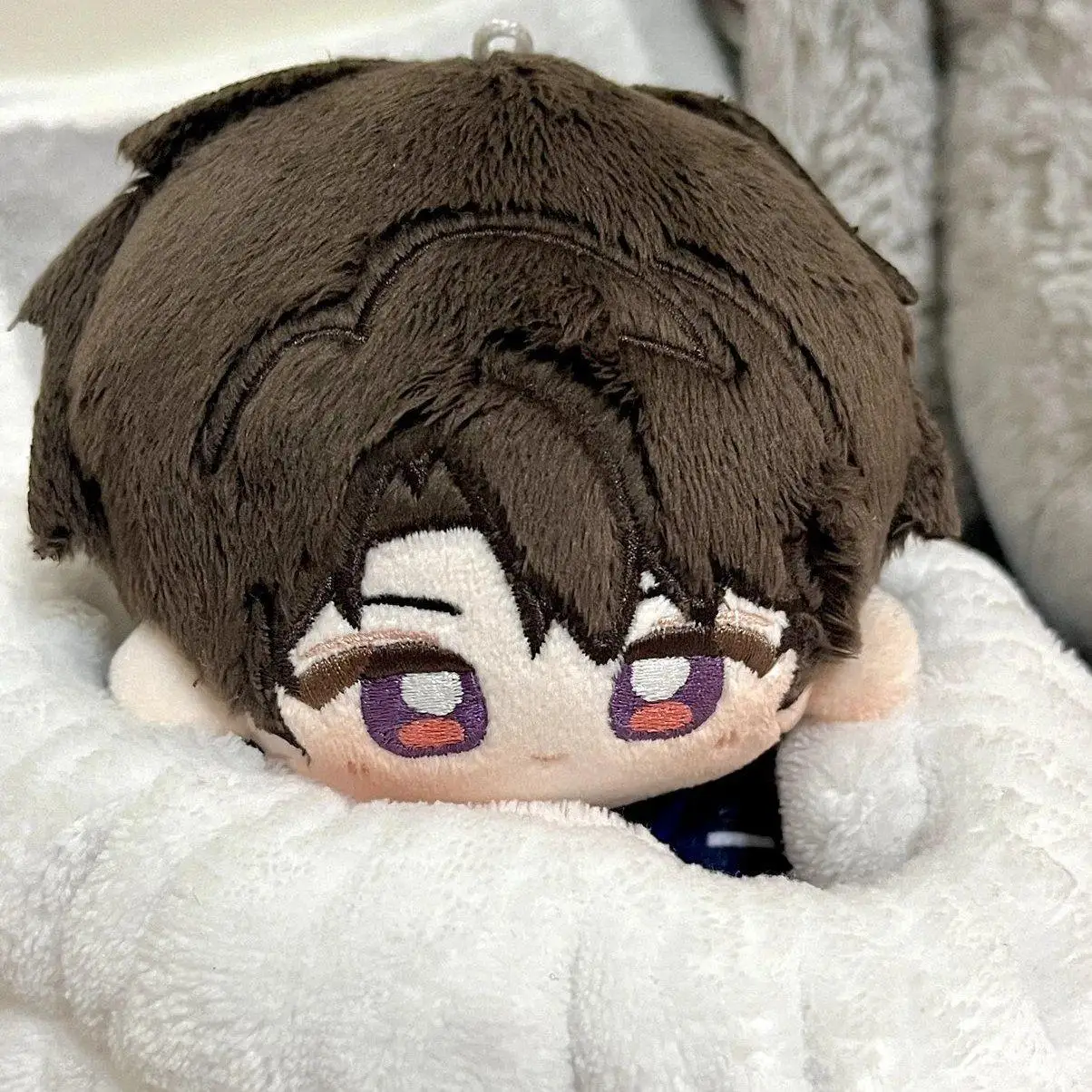 ในสต็อก 10 ซม.Love และ Deepspace รูป Caleb Sylus Rafayel Xavier Zayne ผ้าฝ้ายตุ๊กตาจี้เกมอุปกรณ์ต่อพ่วงรวบรวมของเล่นของขวัญ