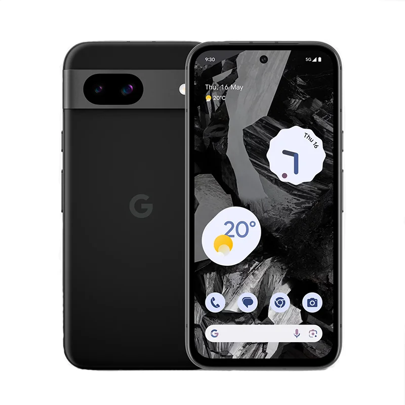 Google-Pixel 8aスマートフォン,Google Stensor g3,ワイヤード,120hz