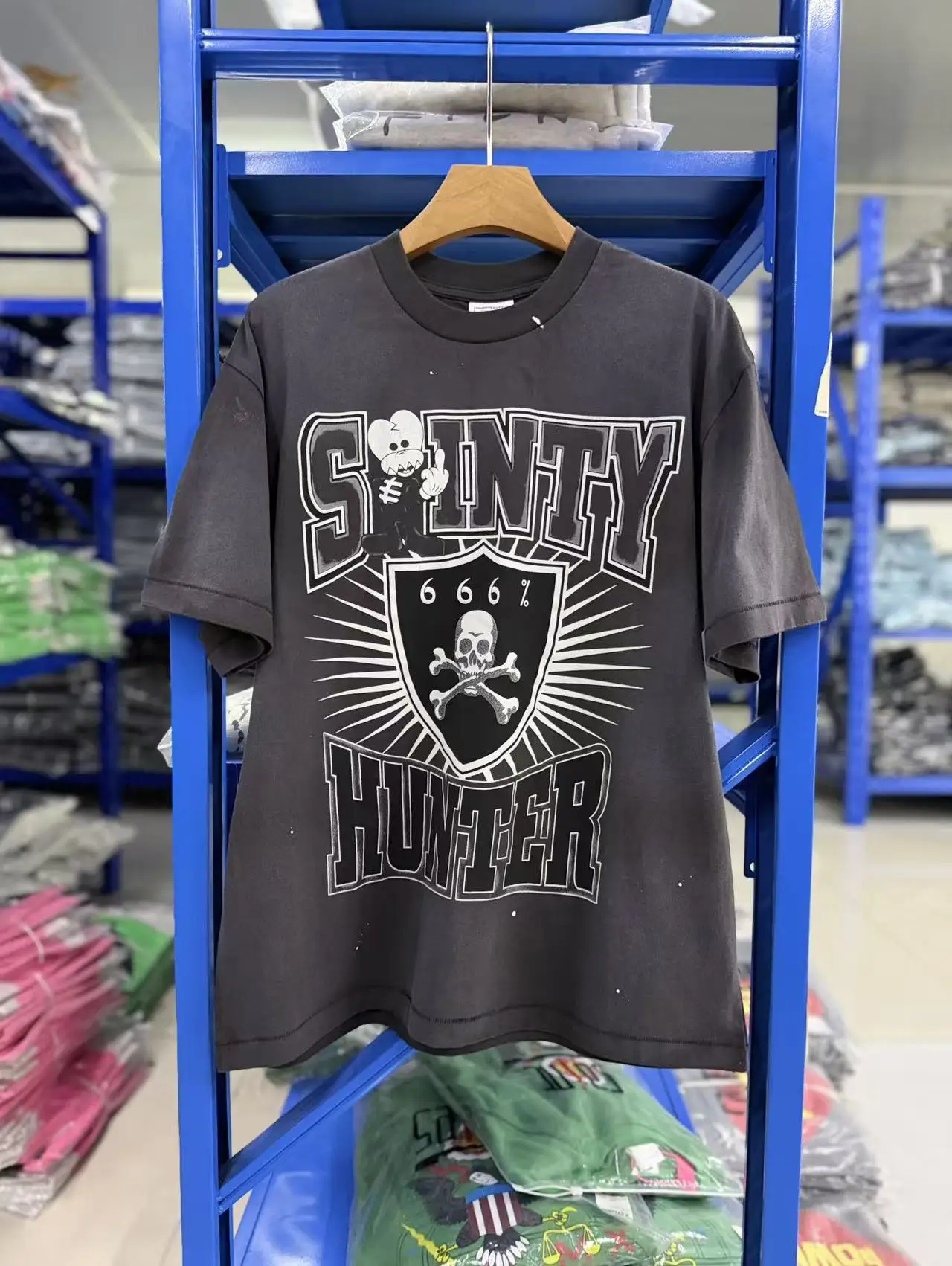 New Men SAINT BOUNTY HUNTER T Shirts T-Shirt Hip Hop Skateboard Street Cotton T-Shirts Tee Top US size A73
